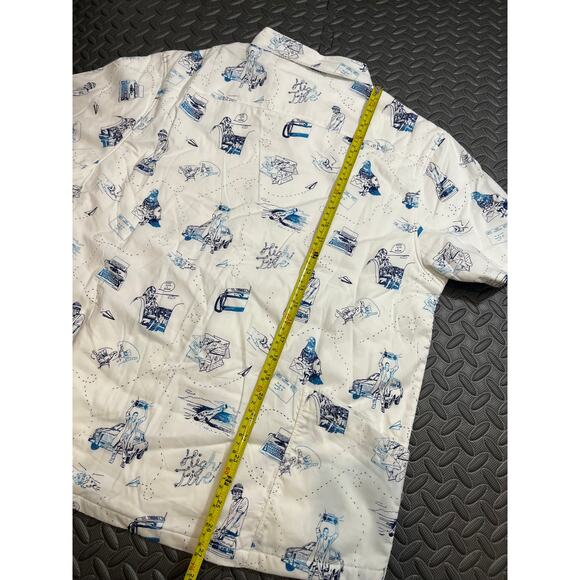 NWT California Cowboy Men’s High Water Shirt - The Analog, White Sand Size Large - Picture 11 of 12